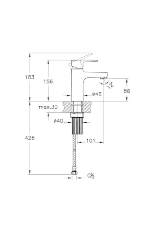 Artema Shift T30 A4368836 Lavabo Bataryası Mat Siyah