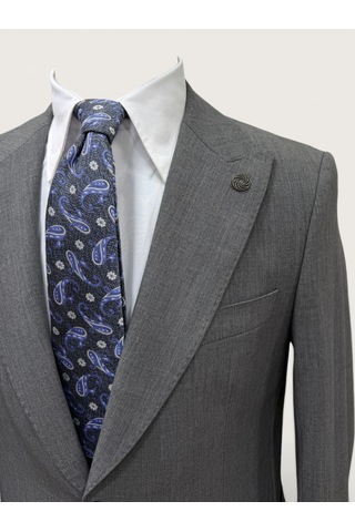 Hermose Signature Brera Gri Torba Cepli Takım Elbise