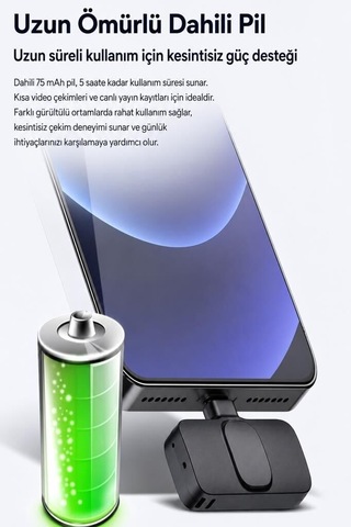 Özel Üretim Mini Yaka Mikrofonu Lightning 2 Adet K9 Aksesuar Sesler Kayitlar