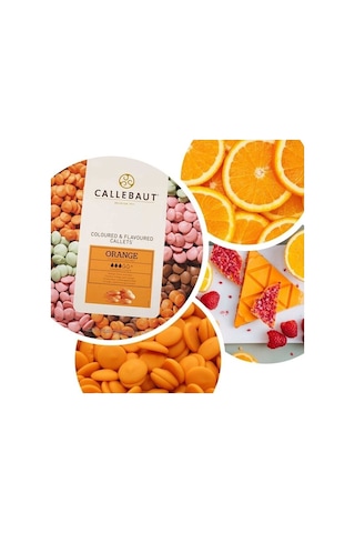 Callebaut Portakallı Drop Çikolata 2,5 Kg