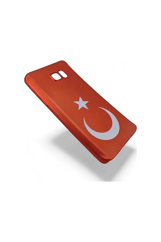 Samsung Uyumlu Galaxy Note 5 Bayrak Desen Silikon Kılıf