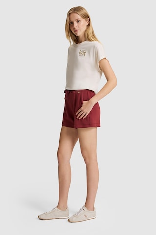 U.s. Polo Assn. Kadın Vişne Şort Örme 50322069-vr223