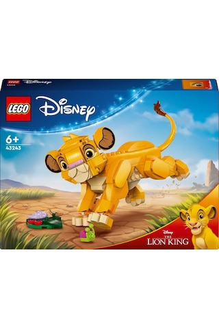 LEGO® Disney Yavru Aslan Kral Simba 43243 - 6+ Oyuncak Yapım Seti (222 Parça)