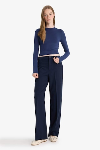 Defacto Fitted Bisiklet Yaka Uzun Kollu Tişört D0199ax25aunv146 Lacivert