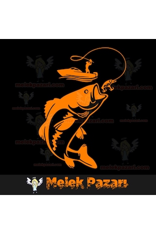 Balık Avı Oto Sticker