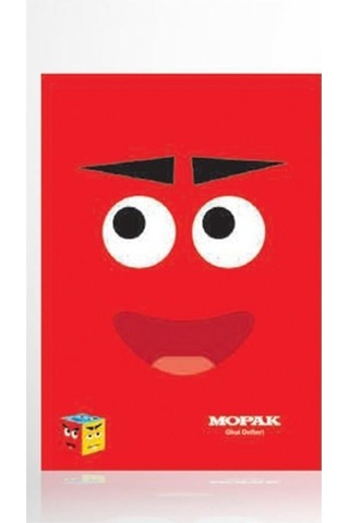 Mopak A4 80 Yaprak Karton Kapak Dikişli Defter Kareli 4 Adet