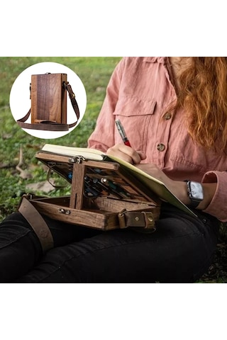 Kilit Dilli Ressam Asma Çantası Sanat Yaratımı İçin Taşınabilir