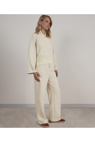 Yargıcı Düz Kesimli Loungewear Altı Ekru