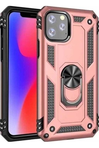 Apple Uyumlu iPhone 11 Pro Kılıf Zore Vega Kapak Rose Gold