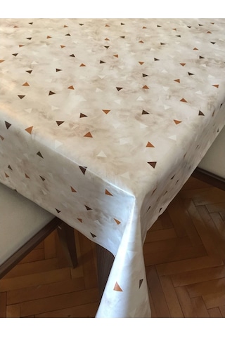 Geometrik Desen Pvc Astarlı Muşamba Masa Örtüsü