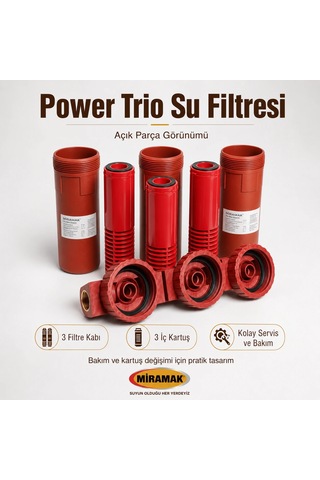 Power Trio Su Filtresi 3/4''inç