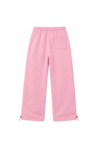 Zaee Tribal Star Nakışlı Ayarlanabilir Paça Premium Baggy Eşofman Altı Pembe