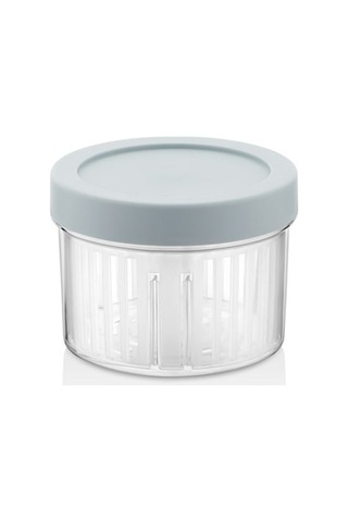 2 Adet Zeytin Saklama Kabı Süzgeçli Turşu Saklama Kabı 500 Ml Şeffaf