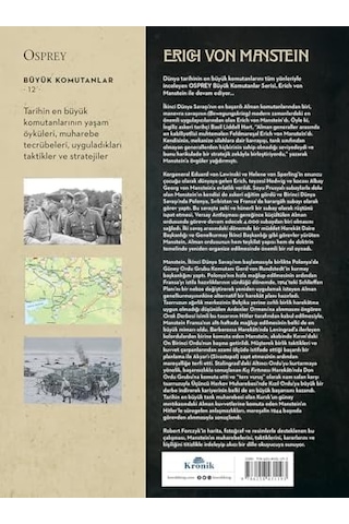 Erich Von Manstein: Osprey Büyük Komutanlar