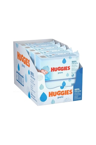 Huggies Pure Yenidoğan Hassas Islak Havlu 72 Yaprak 10'lu Maxi Paket 720 Yaprak