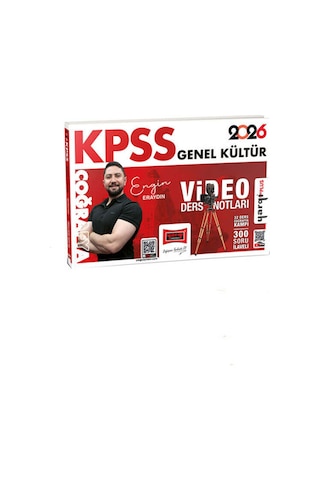 2026 Engin Eraydın Kpss Coğrafya 2 Li Set Ders Notu + Haritalarla Coğrafya Güncel Baskı