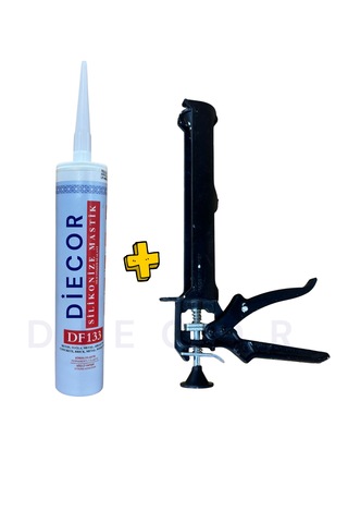 Silikon Tabancası + 500g Silikonize Mastik Montaj Ve Onarım Kiti