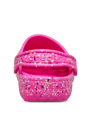 Crocs Classic Paint Splatter Clog K Kız Çocuk Terlik 210349 Pembe