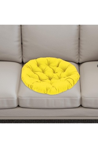 Flybuy Suntek Sundurması Sarı Sarı Sandalye Minderli İj Hamak Bosphorusboutique Bahçe 60cmx60cm Vc Sarı