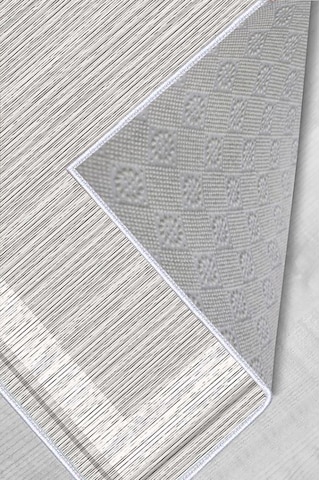 Rovigo Home Dijital Baskı Yıkanabilir Kaymaz Taban Salon Halısı Rvg0576 Gri