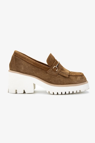 Valmenti Kadın Hakiki Deri Taba Süet Topuklu Ayakkabı 154 6450 Bn Ayk Y25 Taba Suet Taba Suet