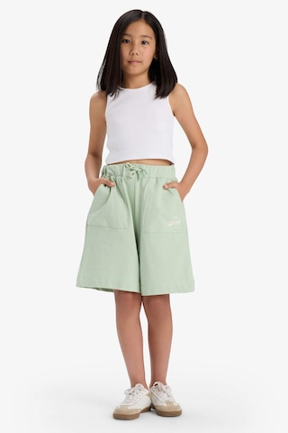 Defacto Kız Çocuk Beli Lastikli Basic Düz Şort B0847a825hsgn1105 Yeşil