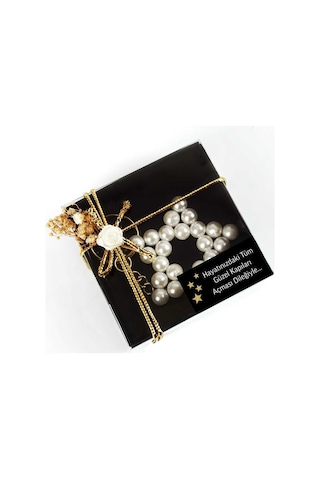 Hediye Inci Anahtarlık Siyah Kutulu Öğretmenler Günü Hediyesi ,yılbaşı Hediyesi 15 Adet