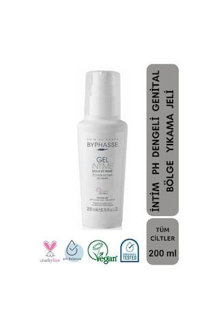 Byphasse İntim Ph Dengeli Genital Bölge Yıkama Jeli 200 ML