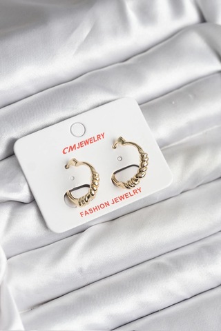 Mey İthalat 14k Gold Renk Kaplama Cm Kadın Küpe Çok Renkli 49949617