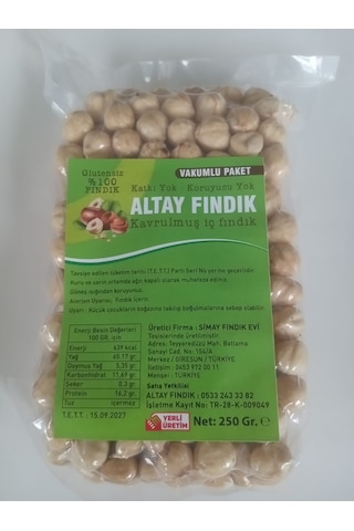 Altay Fındık Giresun Kalite Yağlı Fındık Yeni Sezon 250 G
