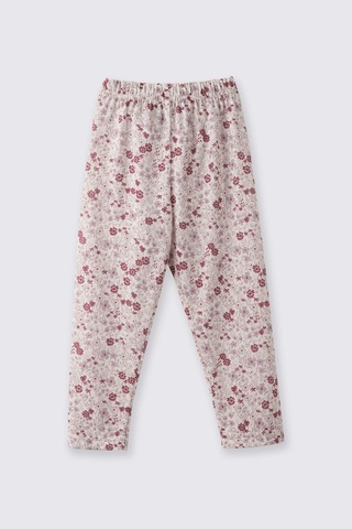 Panço Çiçek Desenli Ekru Kız Çocuk Tayt 2521gb12013 Ekru