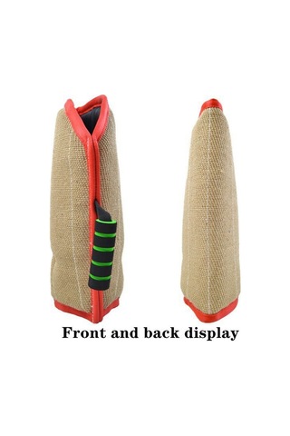 Sones Kırmızı Dimi Jüt Eğitim Köpek Isırık Kol Açık Kol Koruyucu Evcil Hayvan Ürünleri