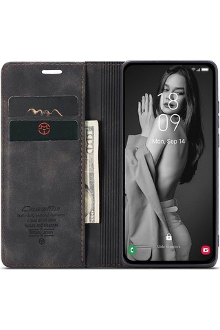 Samsung Galaxy A56 5g Kılıf Caseme 013 Serisi Kart Tutucu Stand Deri Telefon Kılıfı Çok Renkli İle Uyumludur Çok Renkli