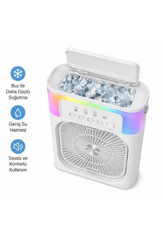 Carboon Dd5005 Sprey Fan Buharlı Işıklı Vantilatör