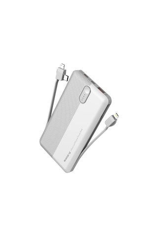 Sword SW-10PO3 Triple 10000 Mah Kablolu Powerbank Beyaz