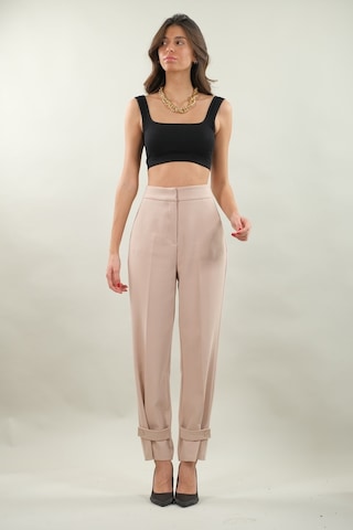 Dilvin 70309 Yüksek Bel Pantolon Bej