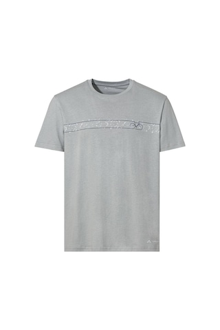 Vaude Cyclist V Bisiklet Yaka Erkek T-shirt 42125 Pigeon Grey