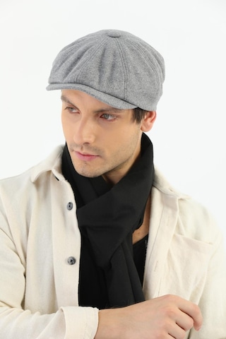 Elif İç Giyim Erkek Peaky Blinders Kaşe Kumaş Şapka Kasket Gri