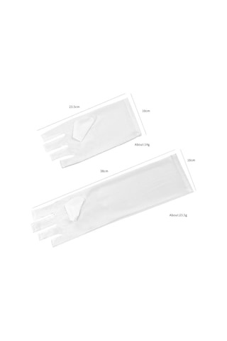 Vkemall Uv Koruyucu Uzun Manikür Eldiveni - Güneşten Koruma Ve Isı Yalıtımı İçin