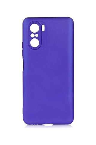 Xiaomi Redmi K40 Kılıf Zore Premier Silikon Kapak Saks Mavi