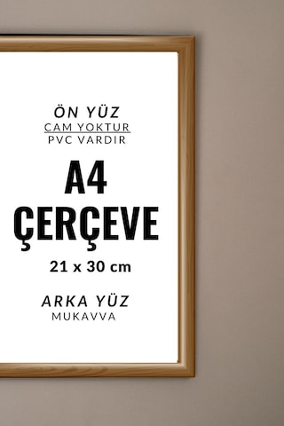 Kahverengi-10 Adet A4 Çerçeve Diploma Belge Sertifika Fotoğraf Resim Çerçevesi Pvc 10lu Kahverengi