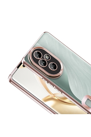 Honor 200 Pro Kamera Korumalı Logo Gösteren Zore Omega Kapak