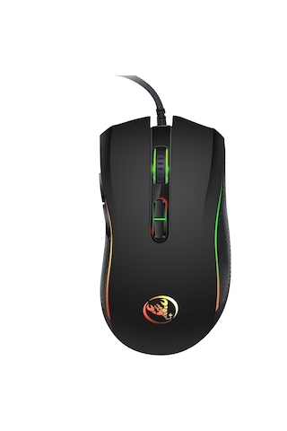 Hxsj A869 Kablolu Oyun Faresi 3200dpı 7 Düğme 7 Renkli Led Optik Bilgisayar Faresi Oyuncu Faresi Profesyonel Oyuncular İçin Oyun Faresi A869