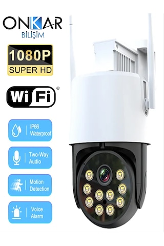 3mp Wifi Kablosuz Güvenlik Kamerası Hareketli Sesli Gece Renkli