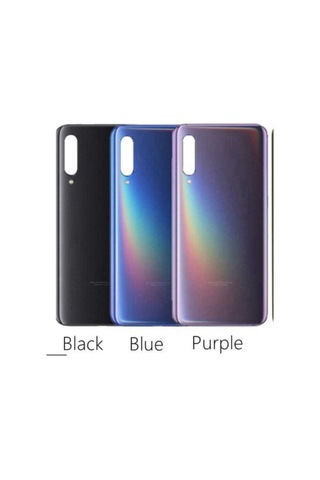 Senalstore Xiaomi Mi 9 Arka Kapak Pil Batarya Kapağı - Mavi