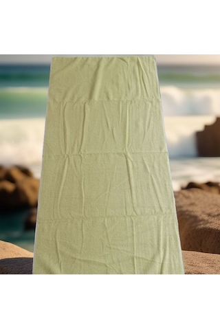Özdilek Double Colour Plaj Havlusu 70x145 Yeşil-gri