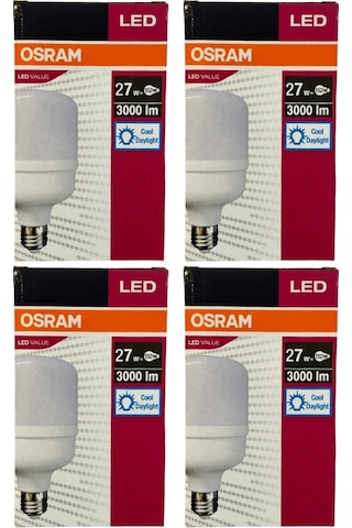 Osram 27w 152w 6500k Beyaz Işık E27 Duylu Led Torch Ampul 4 Adet