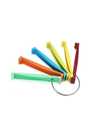 Besthome1 Ac Kondensatör Kanat Düzeltme Aleti - 6 Farklı Boyutlu Plastik Fin Tırpanı, Soğutucu Performansı Artırıcı Onarım Ara