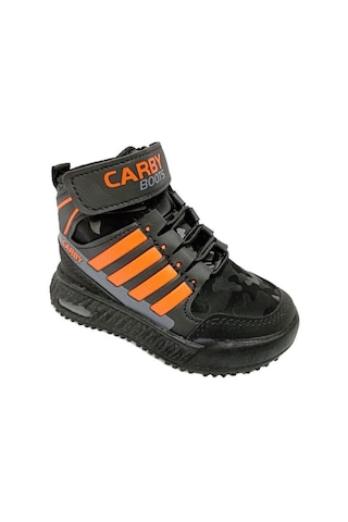 Carby 2021-b Bebe Sneakers Bot Siyah Oranj Füme Siyah