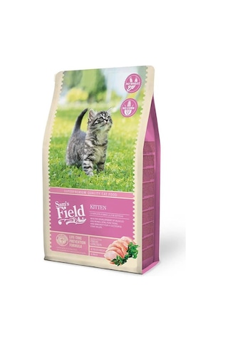 Sam's Field Kitten Tavuklu Tahılsız Yavru Kedi Maması 7500 G